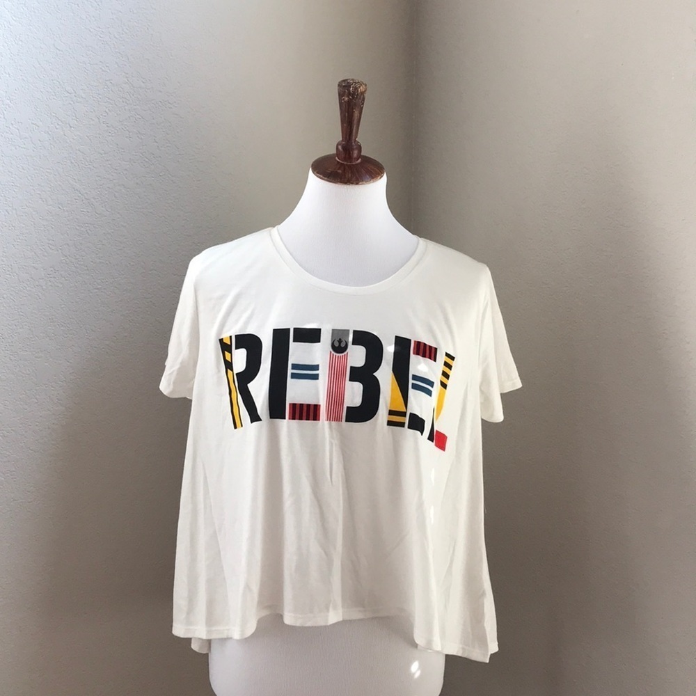 Disney Parks Star Wars Crop Rebel Shirt